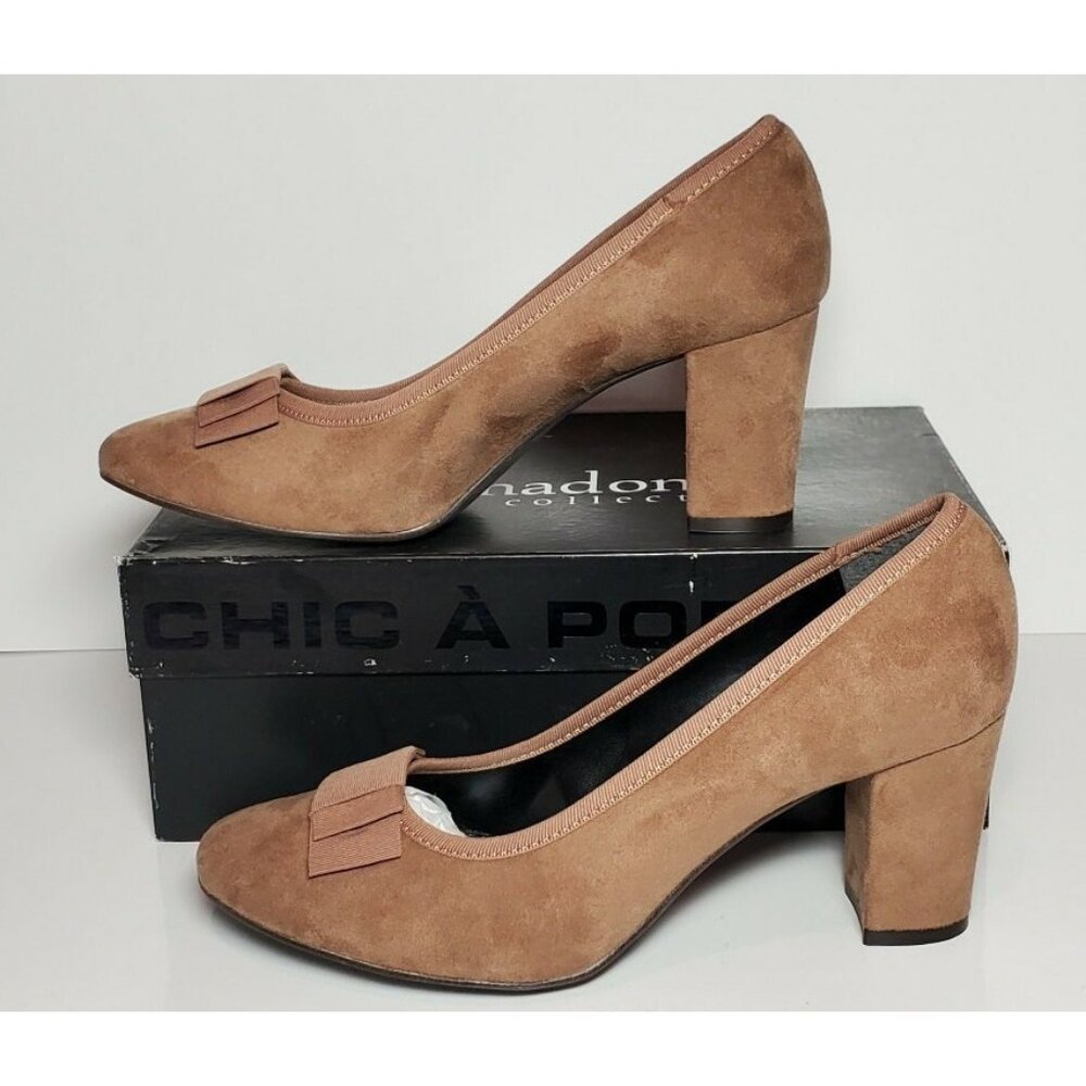 PRIMADONNA COLLECTION WOMEN'S EURO 35 BOW ON TOE TAUPE NEW /BOX 06057